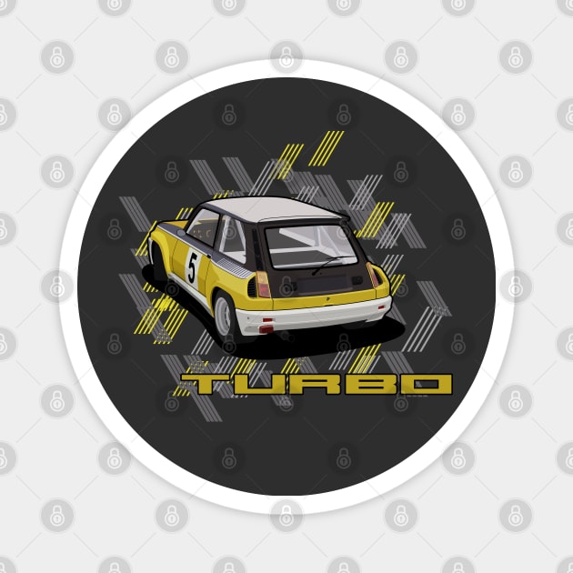 Renault 5 Turbo Magnet by AutomotiveArt